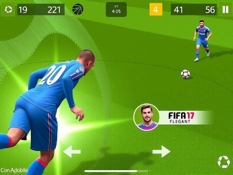 FIFA Mobile Power Shot Gameplay Screenshot
